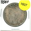 Image 1 : 1887 US Morgan Dollar