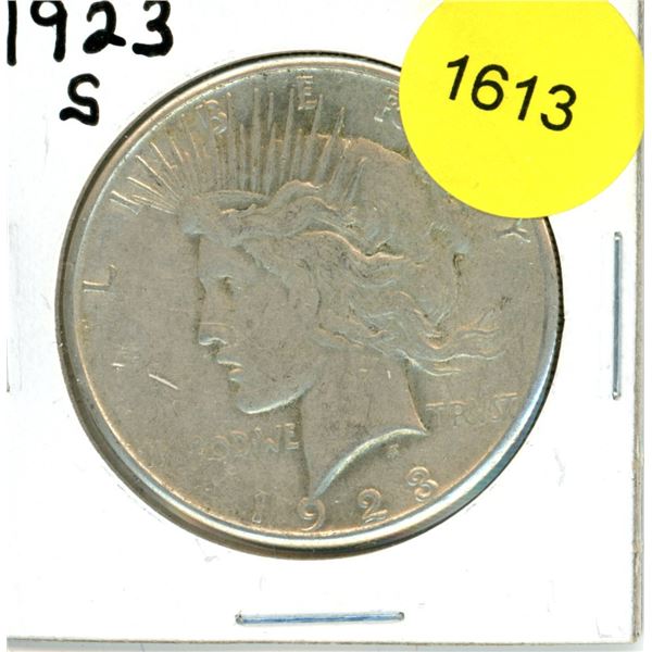 1923S US Peace Dollar