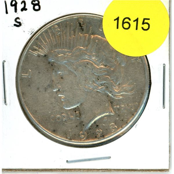 1928S US Peace Dollar