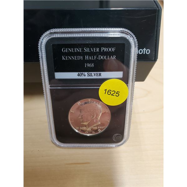 1968 Silver Proof Kennedy Half-Dollar 40% Silver