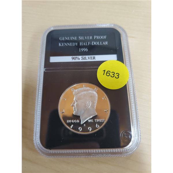 1996 Silver Proof Kennedy Half-Dollar 90% Silver