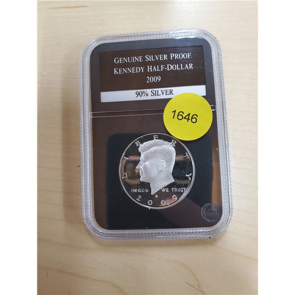 2009 Silver Proof Kennedy Half-Dollar 90% Silver