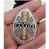 Image 2 : WOW! 2021 fine silver $20 Psyanka RCM coin with C.O.A. in case - this coin has a retail value of ove