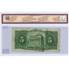 Image 2 : 1935 Bank of Monreal $5.00 bill - BCS very fine 20