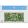 Image 2 : 1938 Bank of Montreal $5.00 five dollar bill - CCCS F-12