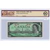 Image 1 : 1967 Bank of Canada $1.00 one dollar bill - BCS UNC 60