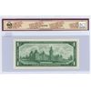 Image 2 : 1967 Bank of Canada $1.00 one dollar bill - BCS UNC 60