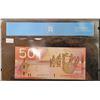 Image 2 : 2006 Canada $50.00 fifty dollar bill - CCCS UNC-64 choice uncirculated