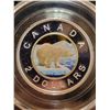 Image 2 : 2019 Canada 2 dollars $2.00 toonie silver, colourised, UHC Ultra Heavy Cameo CCCS PF-69