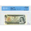 Image 1 : 1973 Canada one dollar $1.00 bill - CCCS UNC-63 *4 Digit Radar note*