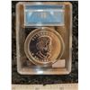Image 3 : 2004  five dollars $5.00 1 oz .9999 Silver Maple Leaf, Winter CCCS MS-67