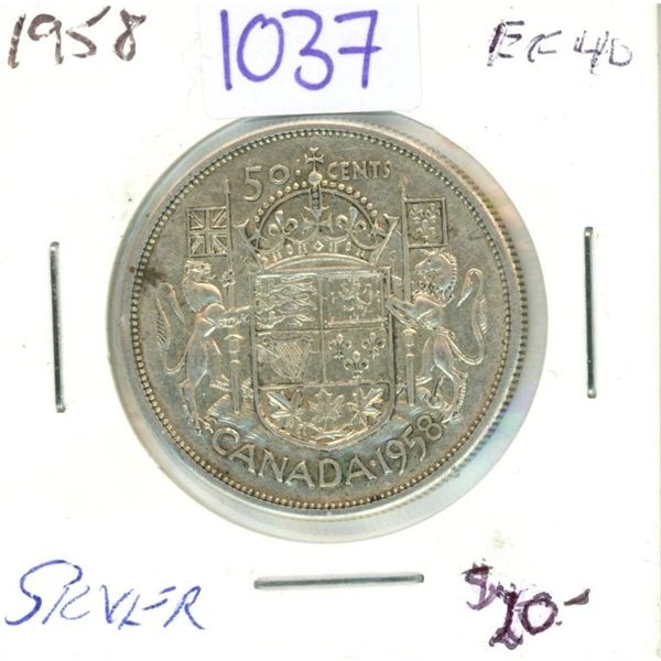 1958 50¢ VF-40