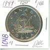 Image 1 : 1949 silver dollar $1.00 UNC