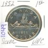 Image 1 : 1952 $1.00 silver dollar UNC