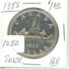 Image 1 : 1955 silver dollar $1.00 AU