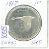 Image 1 : 1967 silver dollar $1.00 UNC