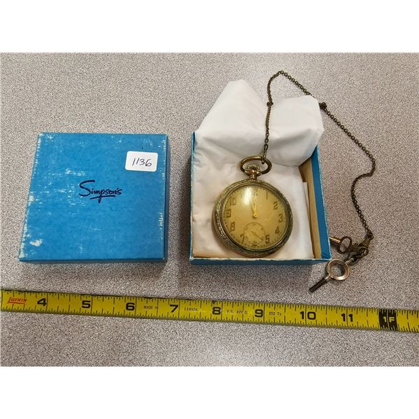 Swiss Chronometer By Waltham - 17 Jewels, Good working condition