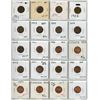 Image 1 : Page of Canadian Small One Cent Coins 1932-1963