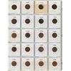 Image 2 : Page of Canadian Small One Cent Coins 1932-1963