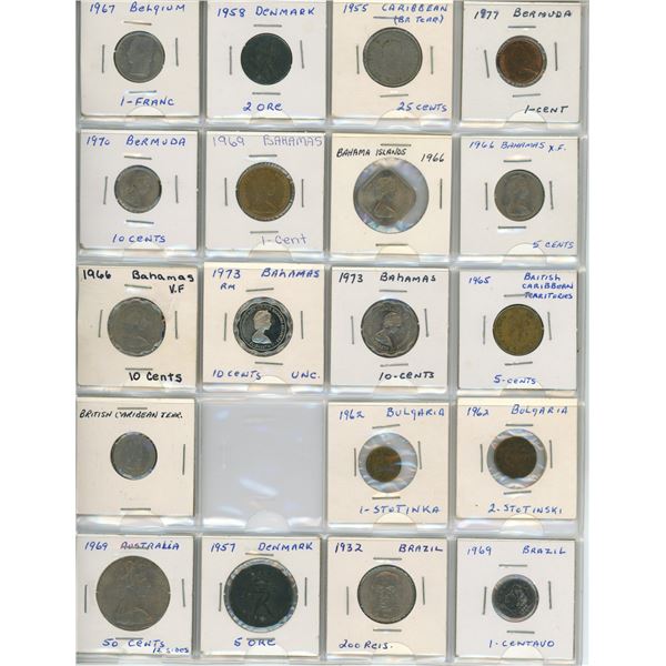 Page of Foreign Coins 1932-1977