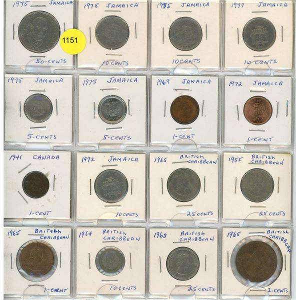 Page of Foreign Coins 1941-1977