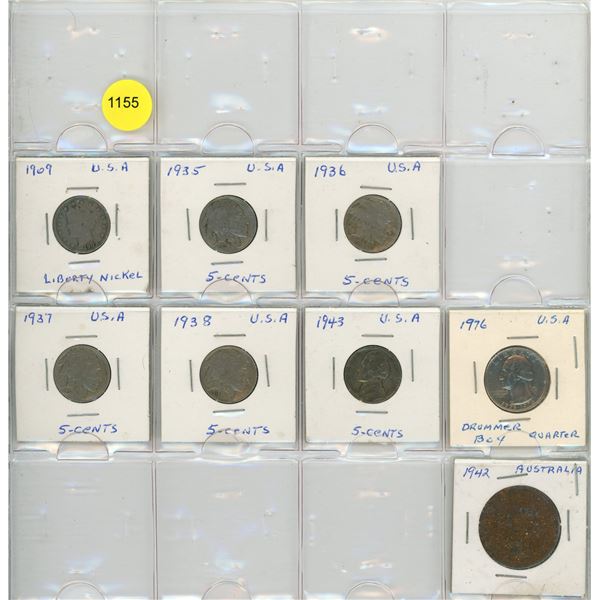 Page of American Coins 1909-1976