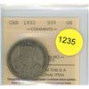 Image 1 : 1932 G6 ICCS Graded Canadian Fifty Cent Coin