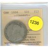 Image 1 : 1936 F12 ICCS Graded Canadian Fifty Cent Coin