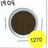 Image 1 : 1909 Canadian Large Cent Coin