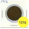 Image 1 : 1916 Canadian Large Cent Coin