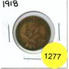 Image 1 : 1918 Canadian Large Cent Coin