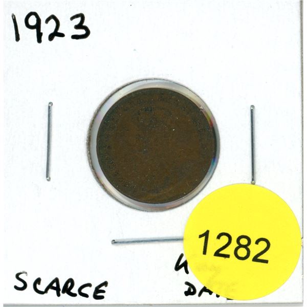 1923 Canadian Small Cent Coin