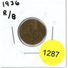 Image 1 : 1936 Canadian Small Cent Coin
