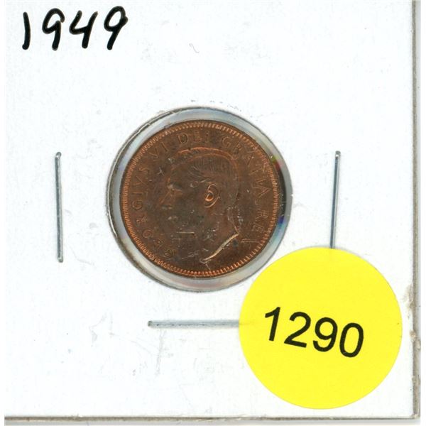 1949 Canadian Small Cent Coin