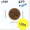 Image 1 : 1959 Canadian Small Cent Coin
