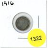 Image 1 : 1916 Canadian Silver Five Cent Coin