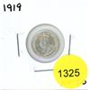 Image 1 : 1919 Canadian Silver Five Cent Coin