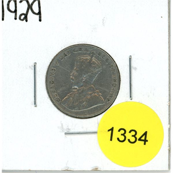 1929 Canadian Five Cent Coin