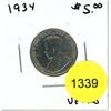 Image 1 : 1934 Canadian Five Cent Coin
