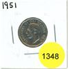 Image 1 : 1951 Canadian Five Cent Coin