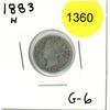 Image 1 : 1883 Canadian Ten Cent Coin