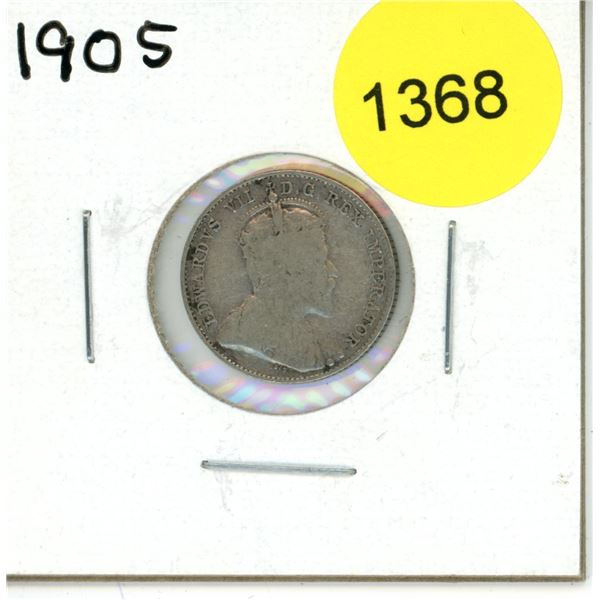 1905 Canadian Ten Cent Coin