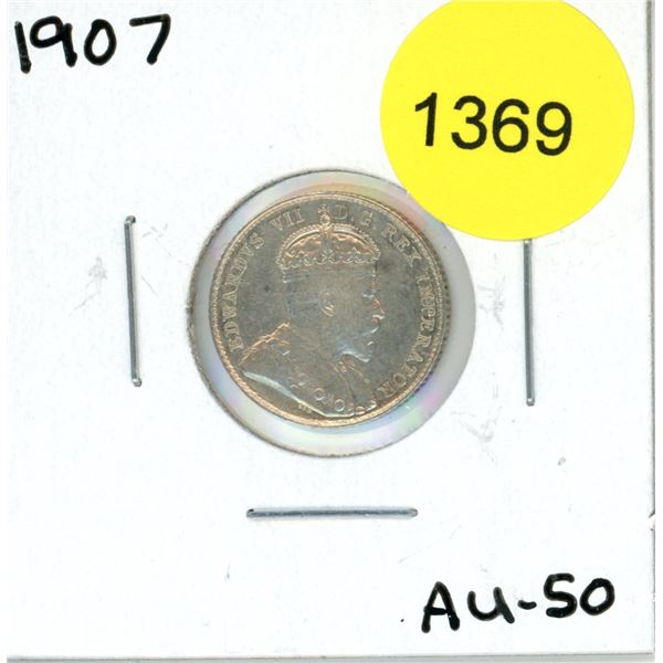 1907 Canadian Ten Cent Coin