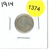 Image 1 : 1914 Canadian Ten Cent Coin