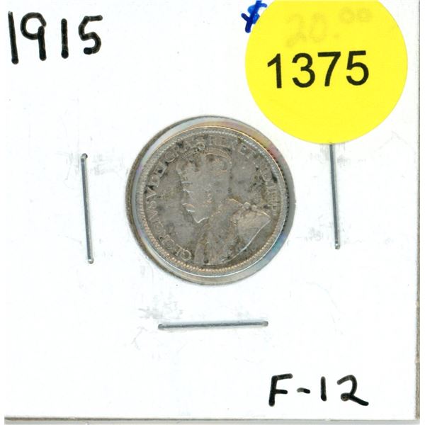 1915 Canadian Ten Cent Coin