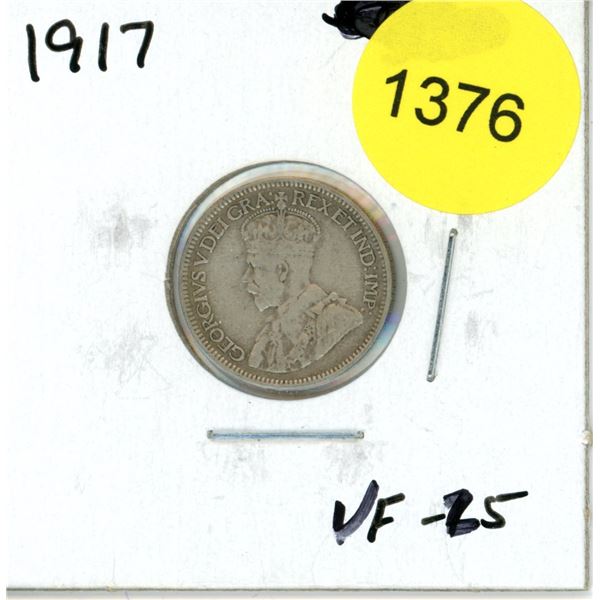 1917 Canadian Ten Cent Coin
