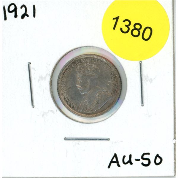 1921 Canadian Ten Cent Coin