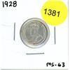 Image 1 : 1928 Canadian Ten Cent Coin