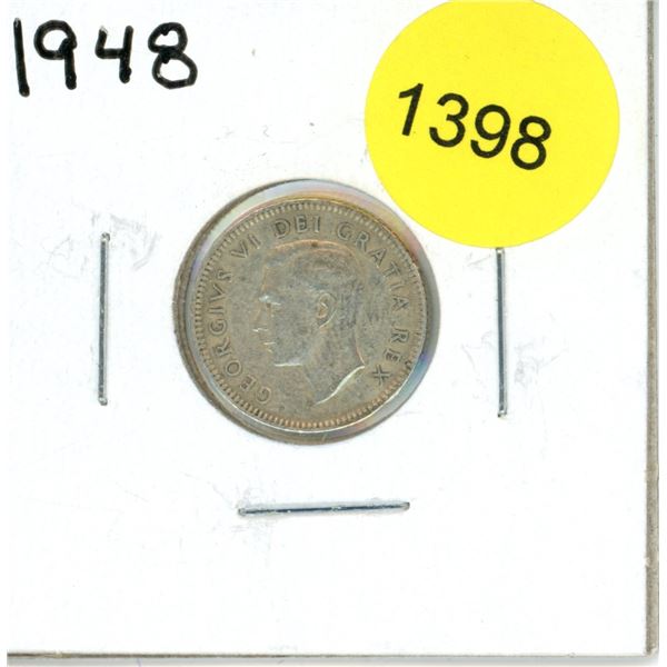 1948 Canadian Ten Cent Coin