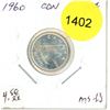 Image 1 : 1960 Canadian Ten Cent Coin